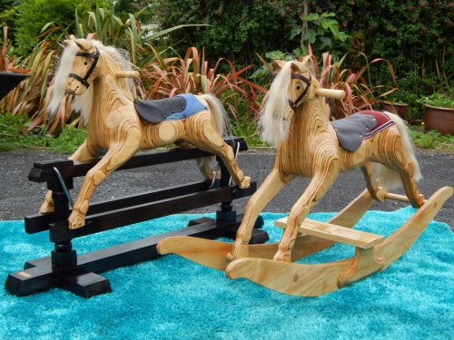 Classic Kiwi Rocking Horses The, Wooden Saddle Stand Nz